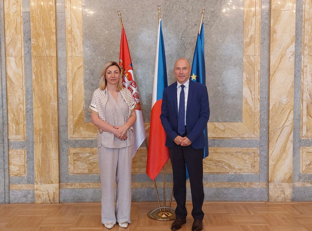 Ministarka Macura sa ambasadorom Češke: Zajednički da stvaramo društvo jednakih šansi