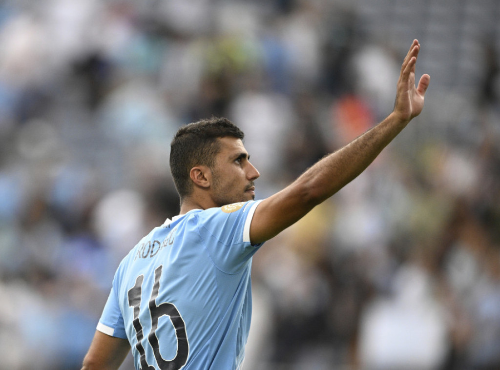 Gvardiola: Nadam se da će Rodri biti spreman posle reprezentativne pauze