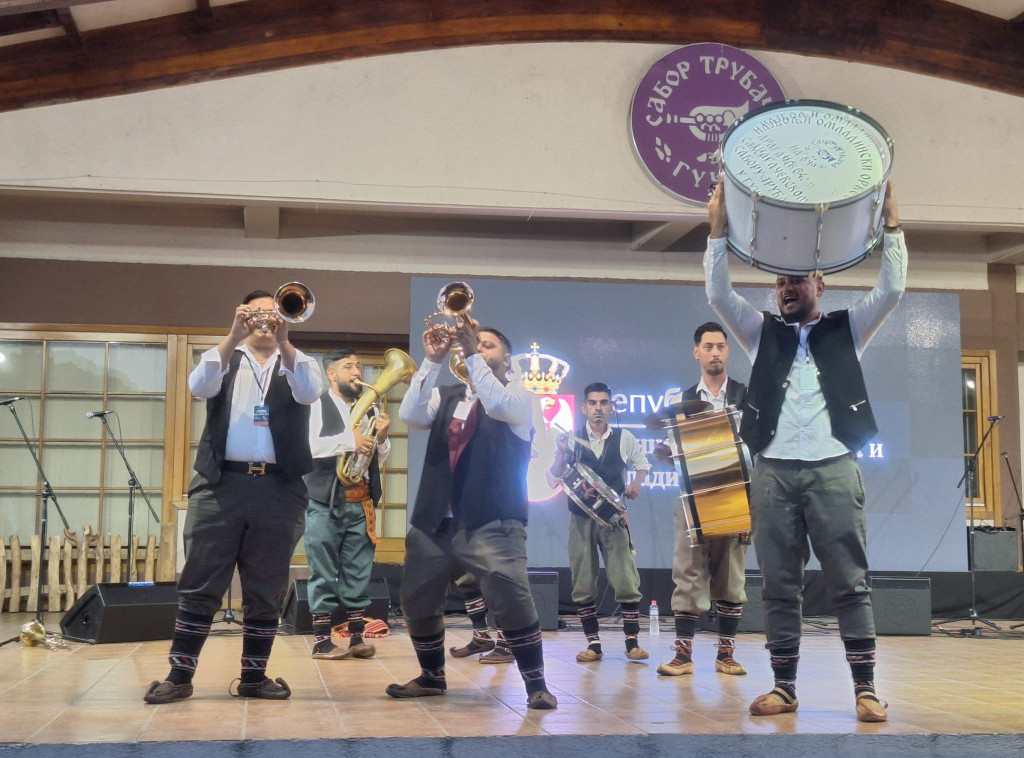 Guča: Najbolji mladi trubač ovogodišnjeg Sabora u Guči Mladen Krstić iz Zagužanja