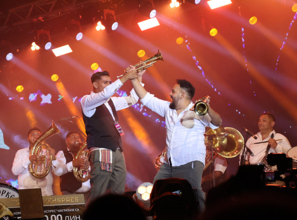 Guča: Prva truba 64. Sabora trubača je Dejvid Bajramović, najbolji orkestar Vladimira Ivanovića