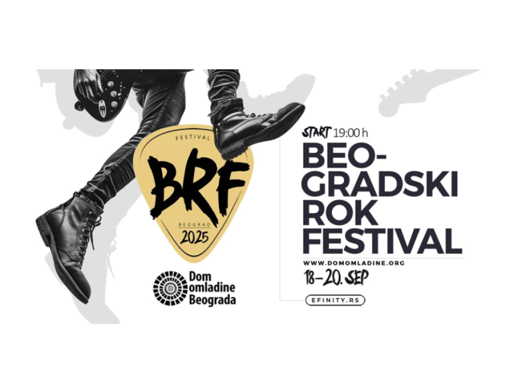 Prvi Beogradski rok festival od 18. do 20. septembra u DOB-u