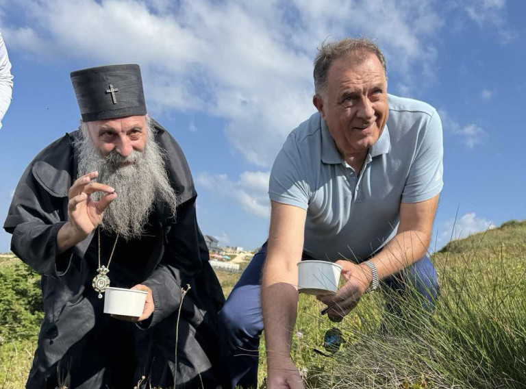 Patrijarh Porfirije: Prijatno popodne sa predsednikom Republike Srpske na Jahorini