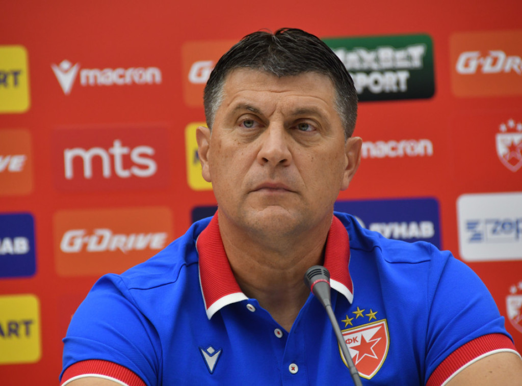 Trener Zvezde Vladan Milojević odredio sastav za meč sa Lehom