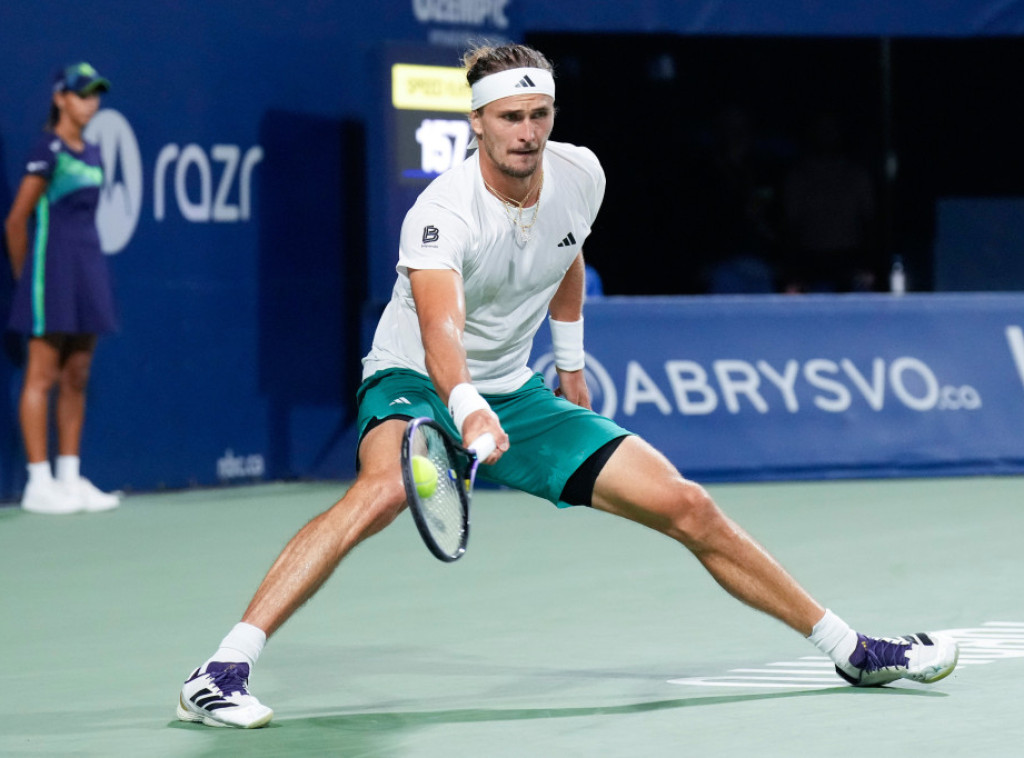 Nemački teniser Aleksandar Zverev u osmini finala Mastersa u Sinsinatiju