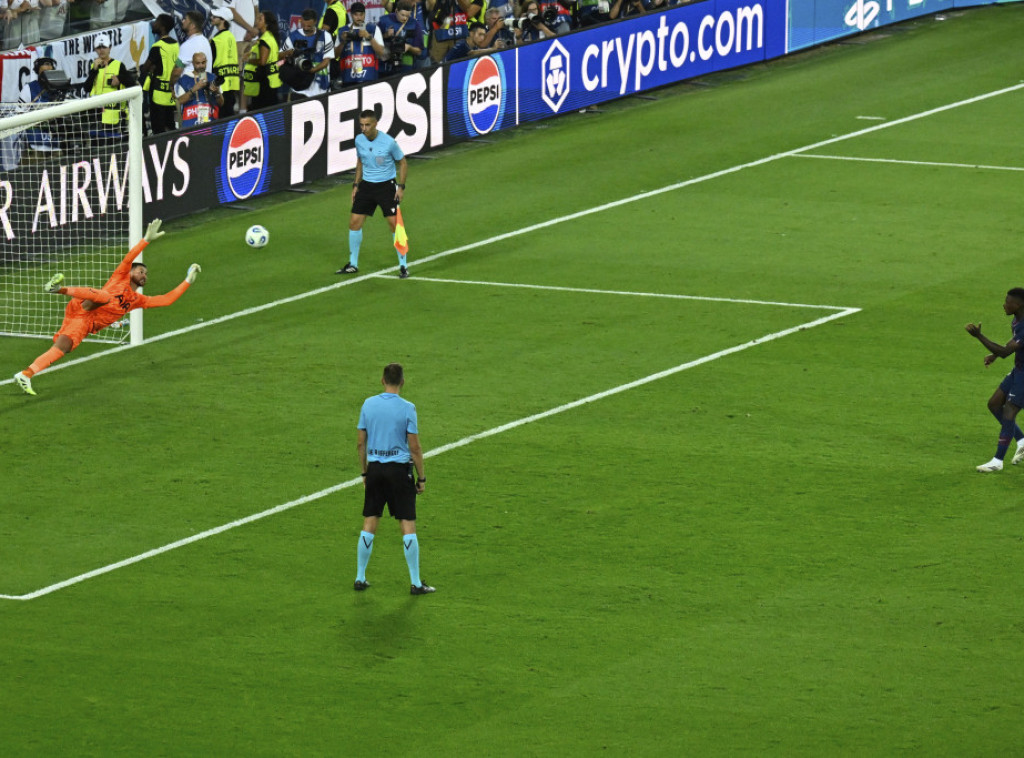 Fudbaleri Pari Sen Žermena posle penala pobedili Totenhem i osvojili Superkup Evrope