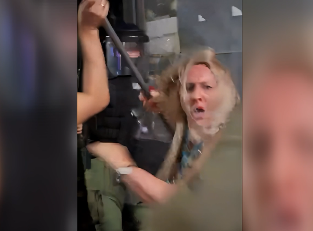 MUP: Fotografija na kojoj je predstavljeno da policajac udara ženu zloupotrebljena