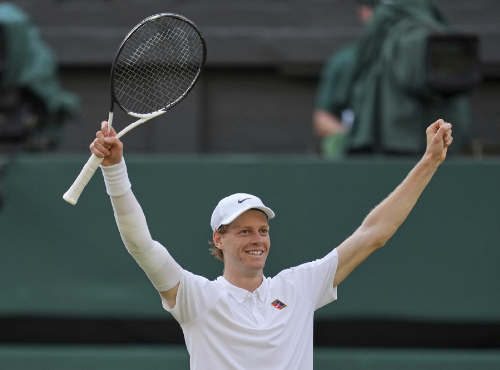 Italijanski teniser Janik Siner u finalu Mastersa u Sinsinatiju