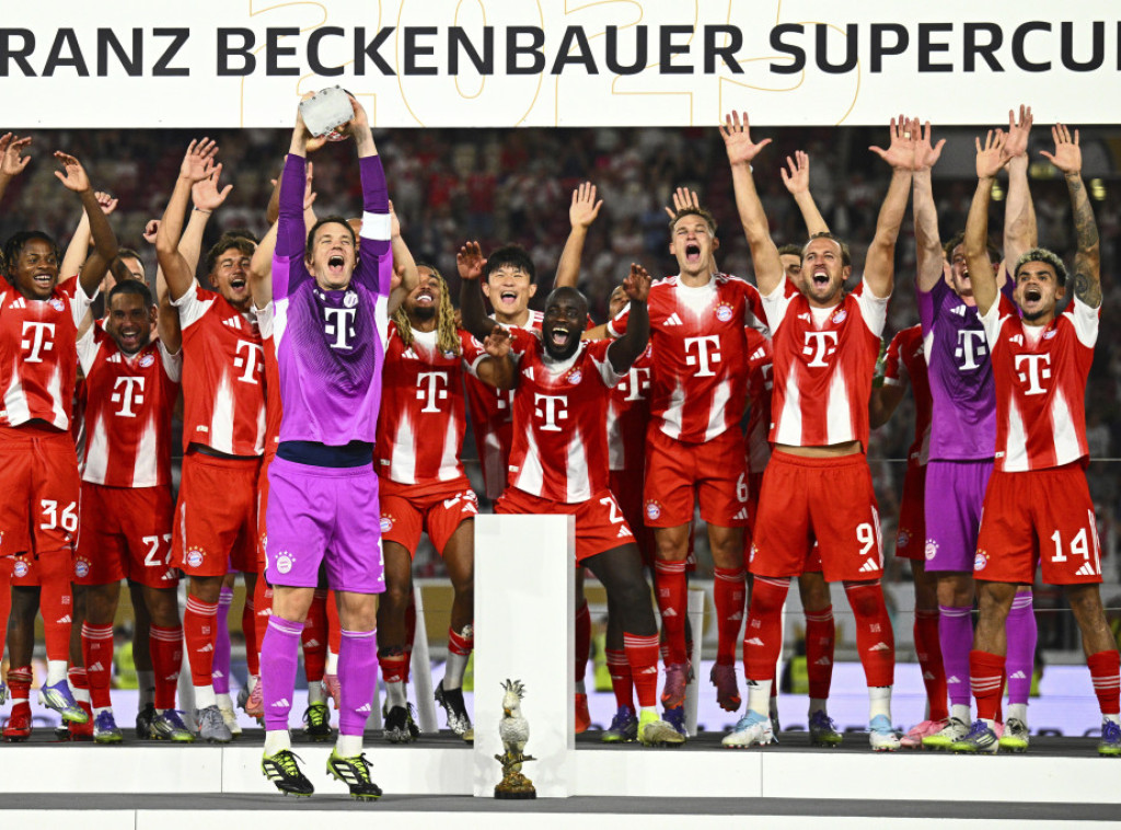 Fudbaleri Bajerna pobedili Štutgart i osvojili Superkup Nemačke