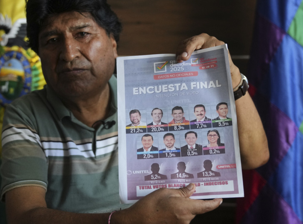 Bolivija danas bira novog predsednika i parlament