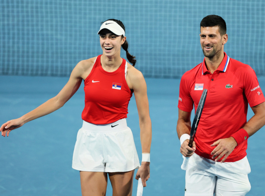 Olga Danilović i Novak Đoković eliminisani na startu miks-dubla na US Openu