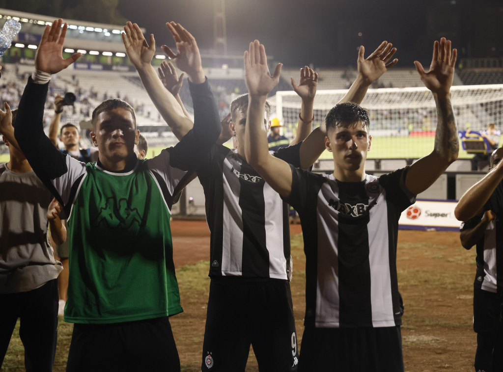 Fudbaleri Partizana pobedili Spartak pred "večiti derbi"