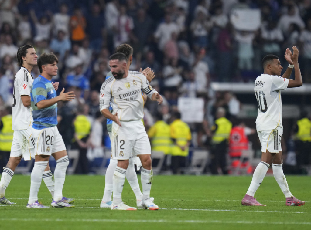 Fudbaleri Reala pobedili Osasunu golom Mbapea iz penala