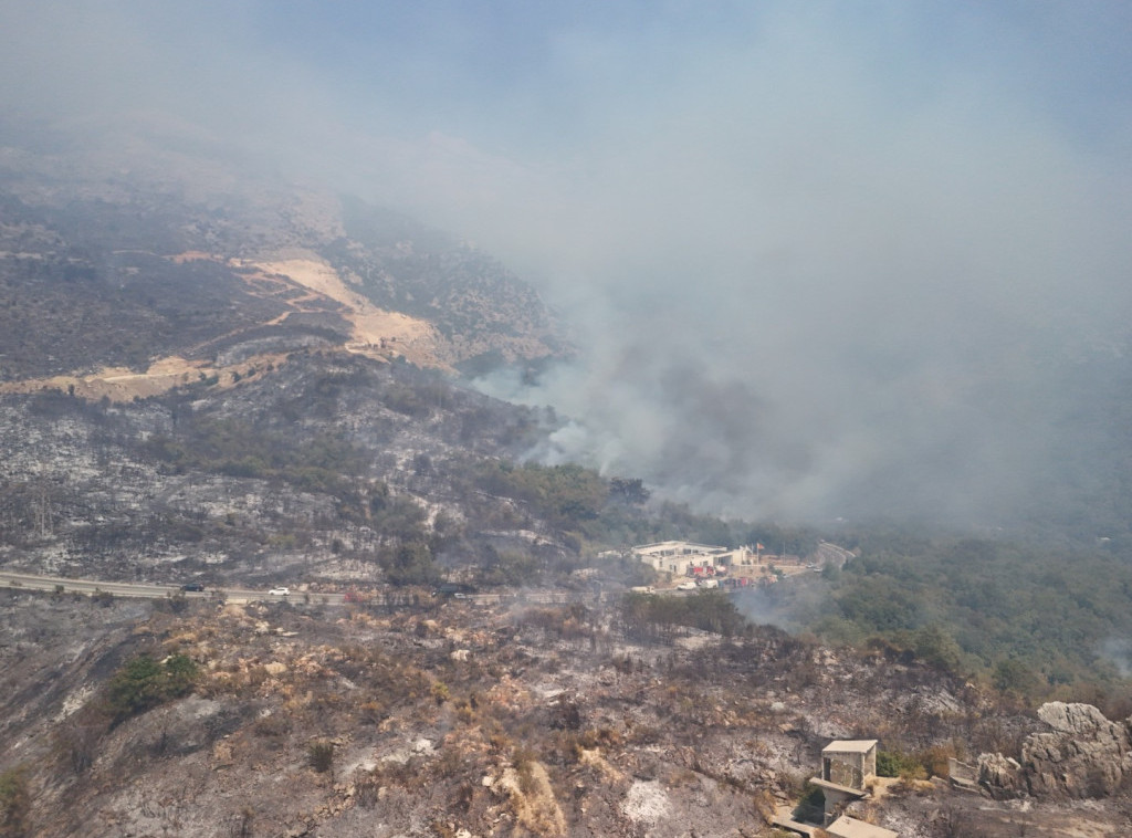 Crna Gora: Aktivni požari u Danilovgradu, Budvi i Šavniku
