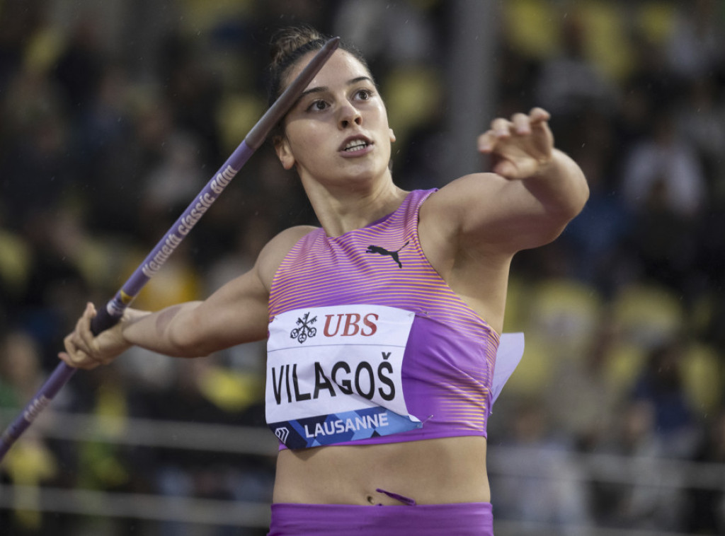 Ubedljiv trijumf Adrijane Vilagoš u bacanju koplja na mitingu u Lozani