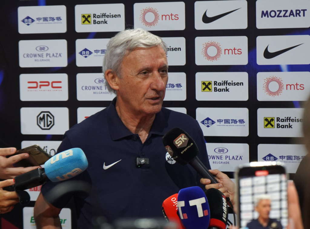 Pešić: Konačan spisak u nedelju, pred polazak u Rigu