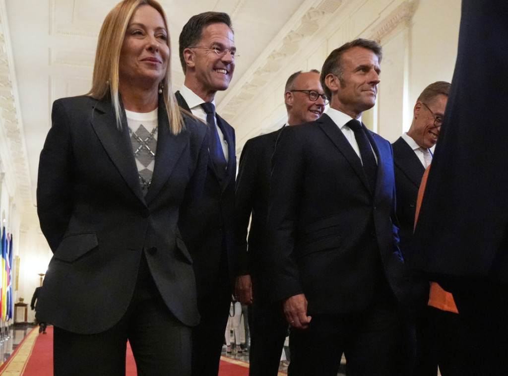 Blumberg: Evropski lideri razmatraju predlog Meloni o bezbednosnim garancijama za Ukrajinu