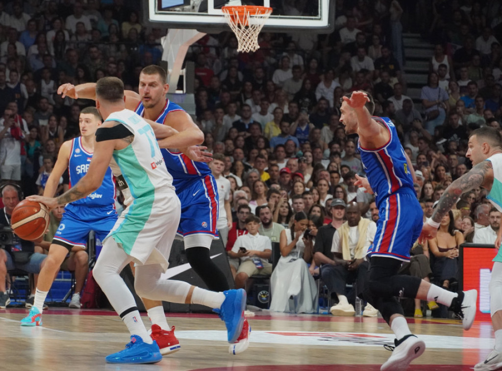 Košarkaši Srbije ubedljivo pobedili Sloveniju u "generalci" za Evropsko prvenstvo