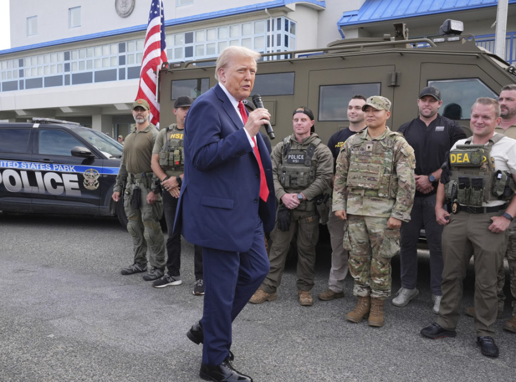 Tramp najavio da će patrolirati ulicama grada Vašingtona s policijom i vojskom