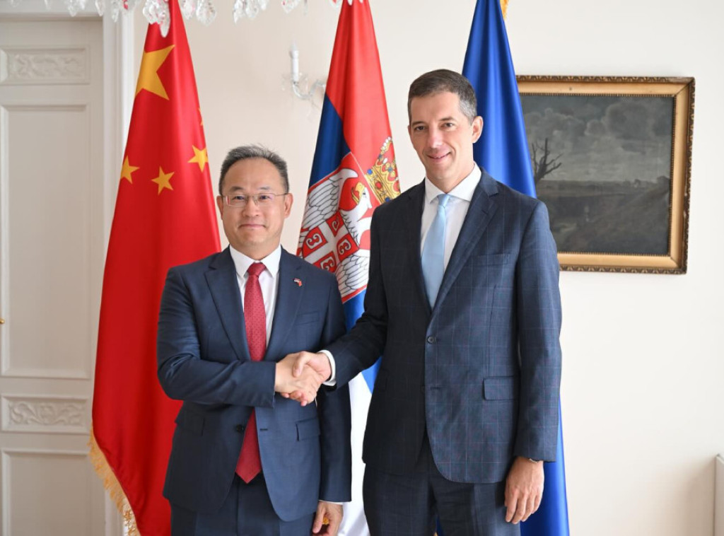 Ministar Đurić razgovarao sa ambasadorom Lijem: Veoma cenimo principijelan stav Kine po pitanju KiM