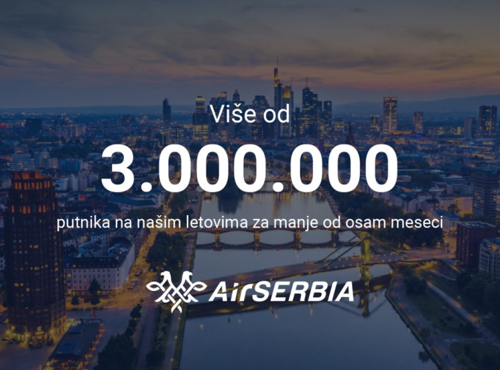 Kompanija ER Srbija od početka godine prevezla više od tri miliona putnika