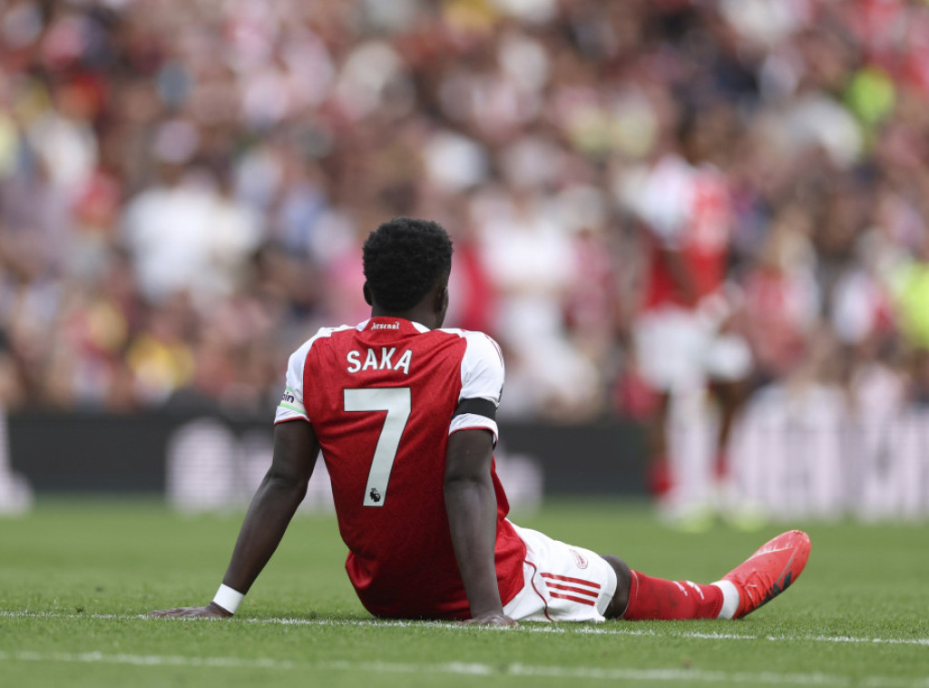 Engleski fudbaler Bukajo Saka zbog povrede propušta mečeve protiv Andore i Srbije