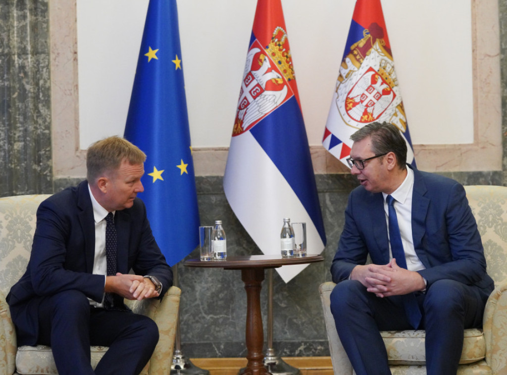 Vučić sa Sorensenom: Dijalog vratiti na obavezu formiranja Zajednice srpskih opština i zaštitu prava Srba