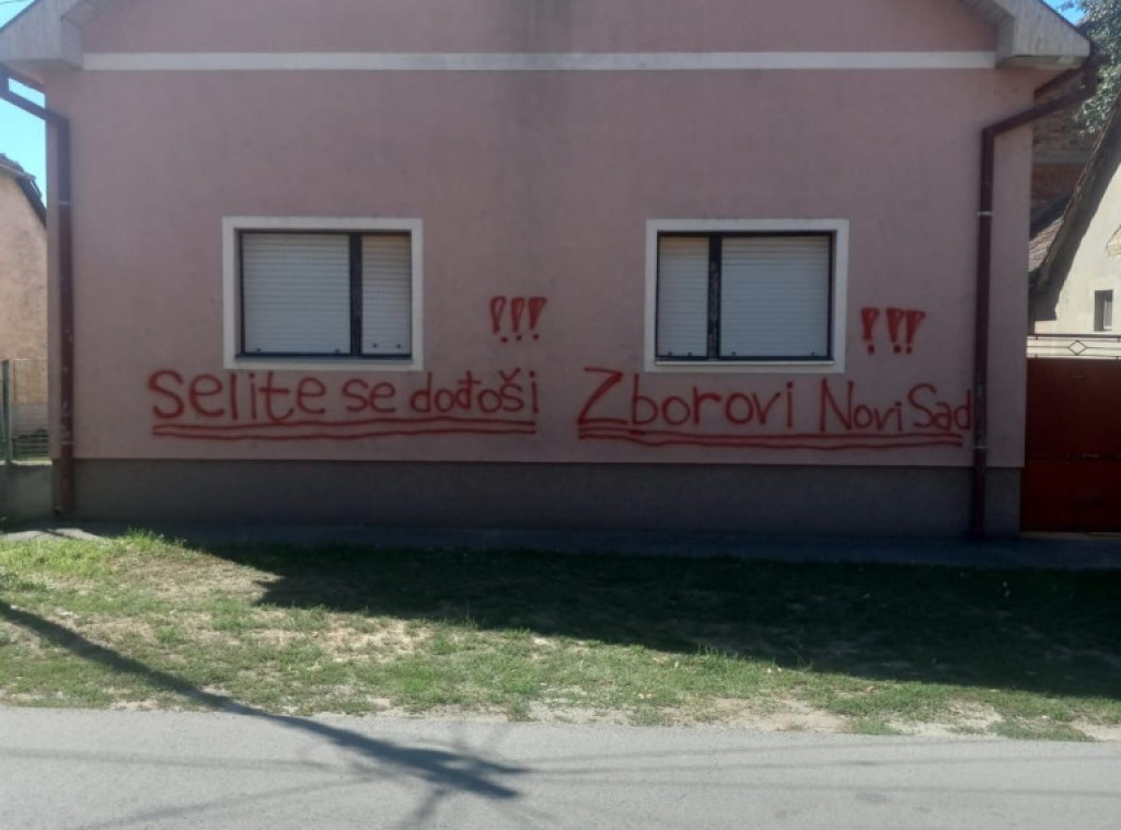 Brnabić: Natpisi na kući bake Vladimira Balaća - fašizam na delu