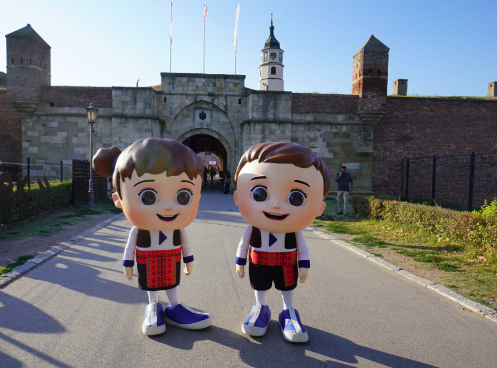 Maskote Ekspa 2027. oživele duh igre na lokacijama širom Srbije