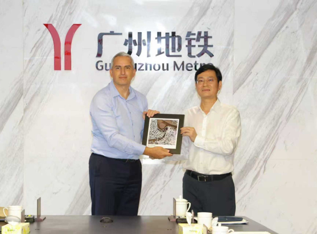 Delegacija JKP "Beogradski metro i voz" sastala se sa firmom "Guangdžo metro"