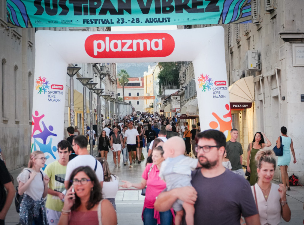 Na splitskoj Rivi svečano završena 29. sezona Plazma Sportskih igara mladih