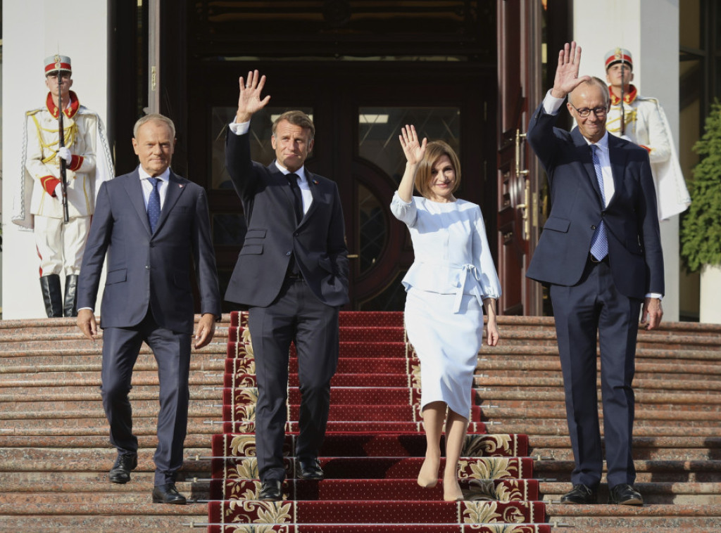 Merc, Makron i Tusk u Kišinjevu pružili podršku Moldaviji u pristupanju EU