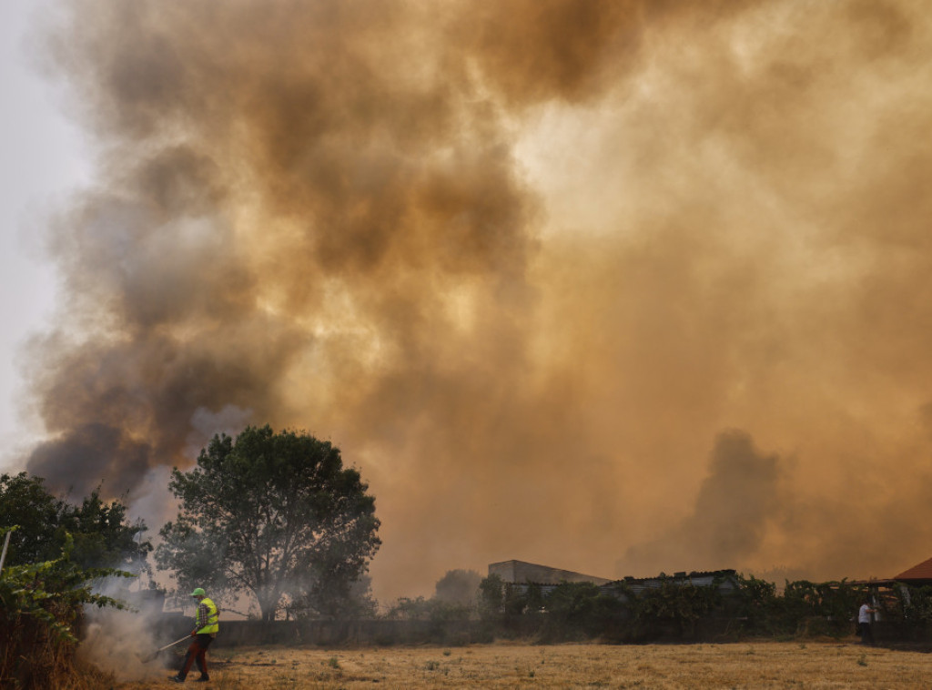 Zbog šumskog požara na ruskoj obali Crnog mora više od 20 turista evakuiše se čamcima