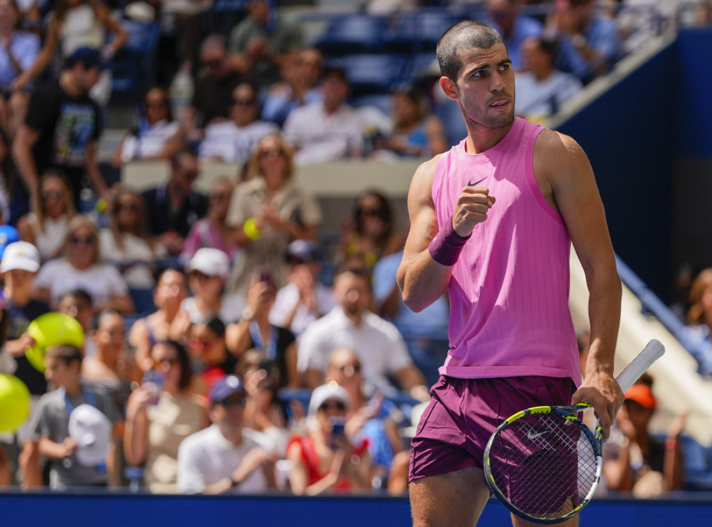 Alkaraz ubedljivo pobedio Darderija i plasirao se u osminu finala US Opena