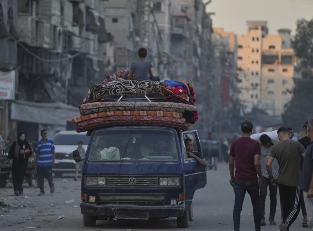 Izraelski zvaničnici: Iz grada Gaze do sada evakuisano samo oko 10.000 ljudi