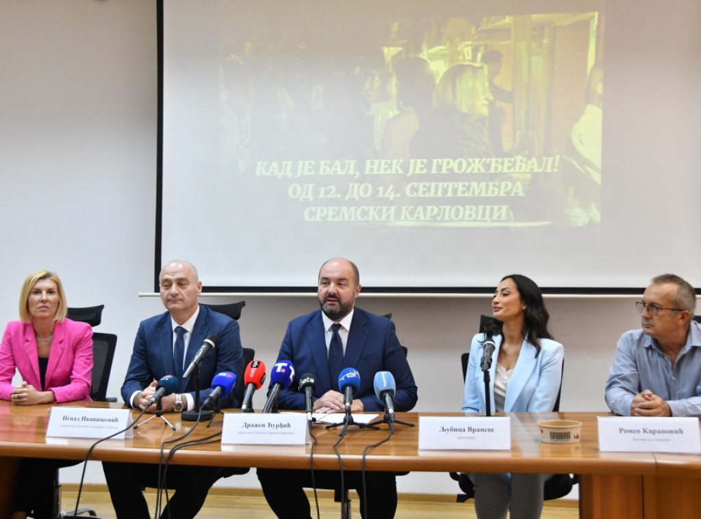 "Grožđebal" u Sremskim Karlovcima od 12. do 14. septembra, prvi put i karlovačke sarmice