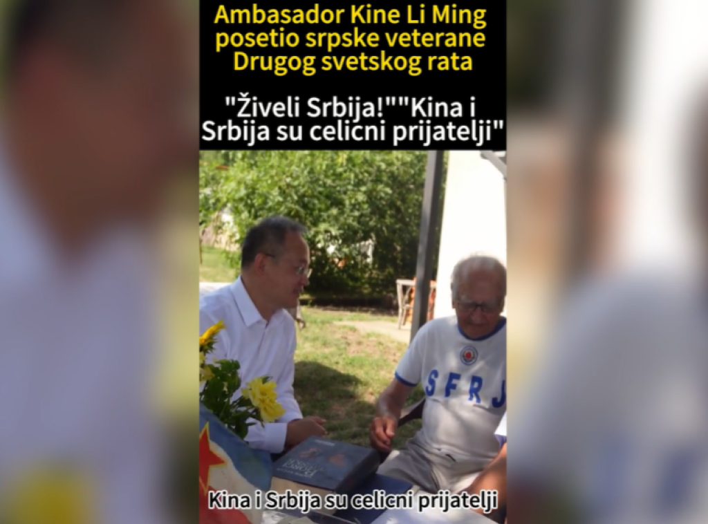 Li Ming: Kina spremna da sa bratskom Srbijom ulaže napore za očuvanje svetskog mira