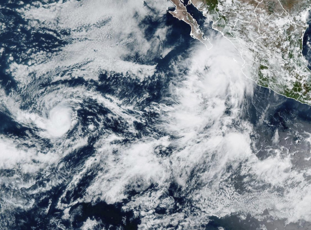 Uragan Kiko i tropska oluja Lorena ojačali iznad istočnog Pacifika