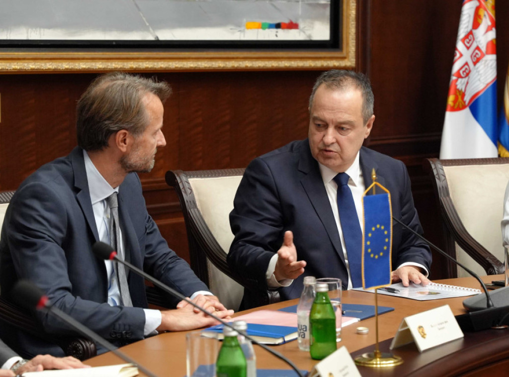 Dačić sa šefom Delegacije EU razgovarao o nastavku procesa evropskih integracija