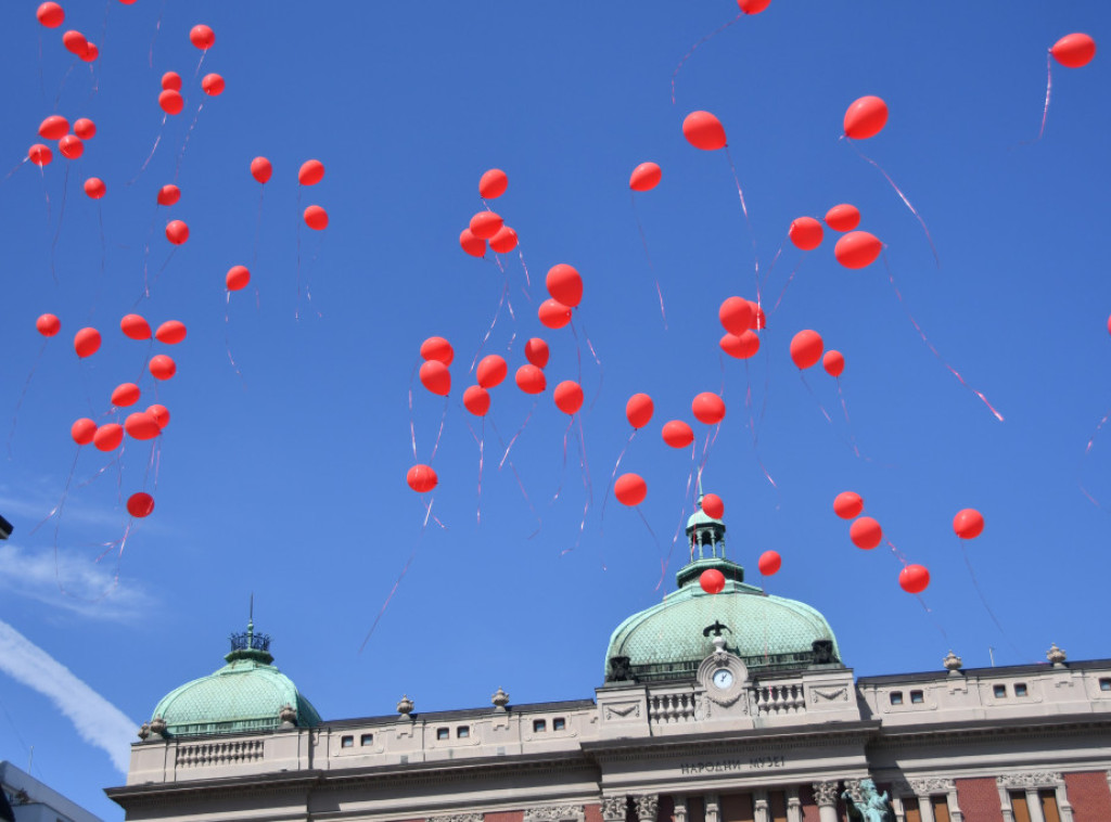 U Beogradu pušteno 79 balona povodom Svetskog dana borbe protiv Dišenove distrofije