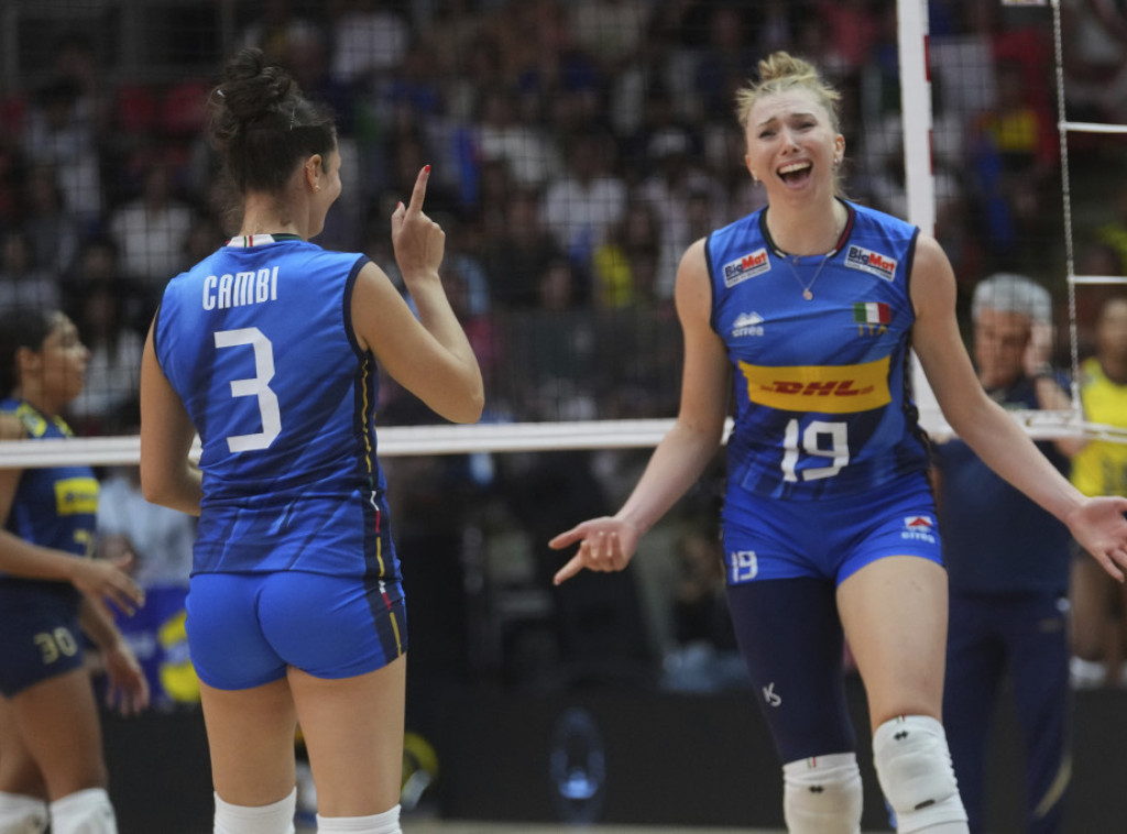 Odbojkašice Italije savladale Brazil za prolazak u finale Svetskog prvenstva