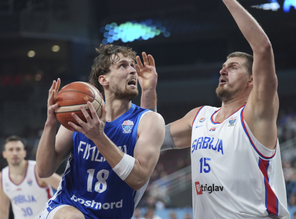 Košarkaši Srbije poraženi od Finske i eliminisani u osmini finala Evropskog prvenstva