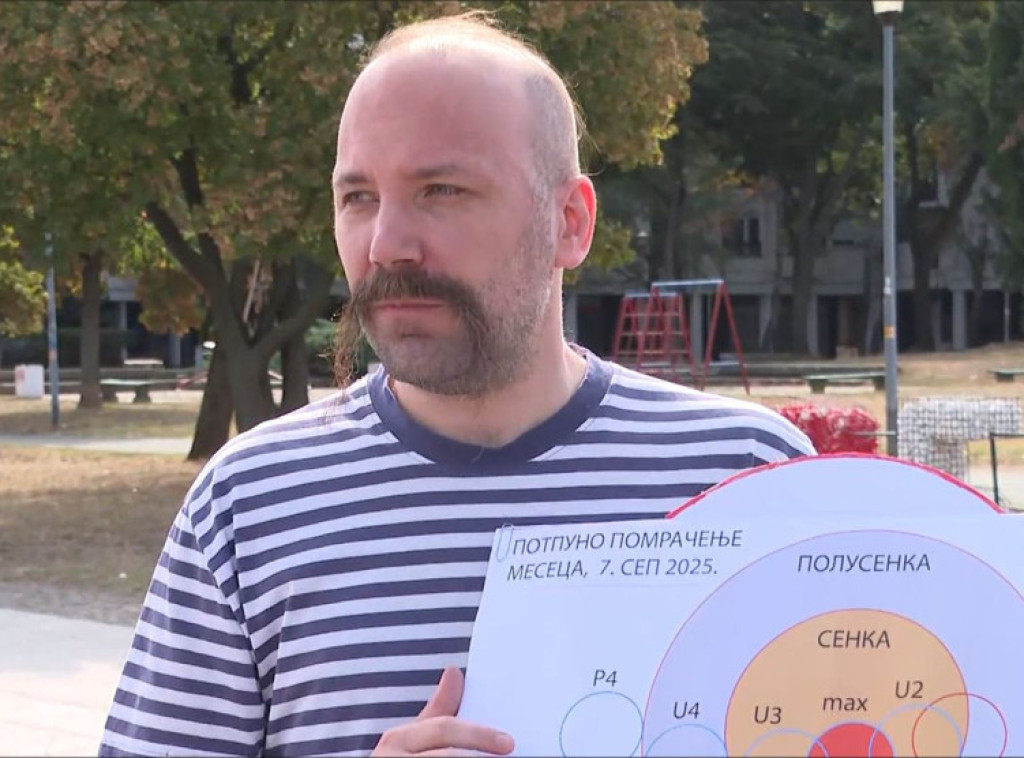 Branko Simonović: Večeras pomračenje meseca, potpuno će napustiti zemljinu senku u 22 časa