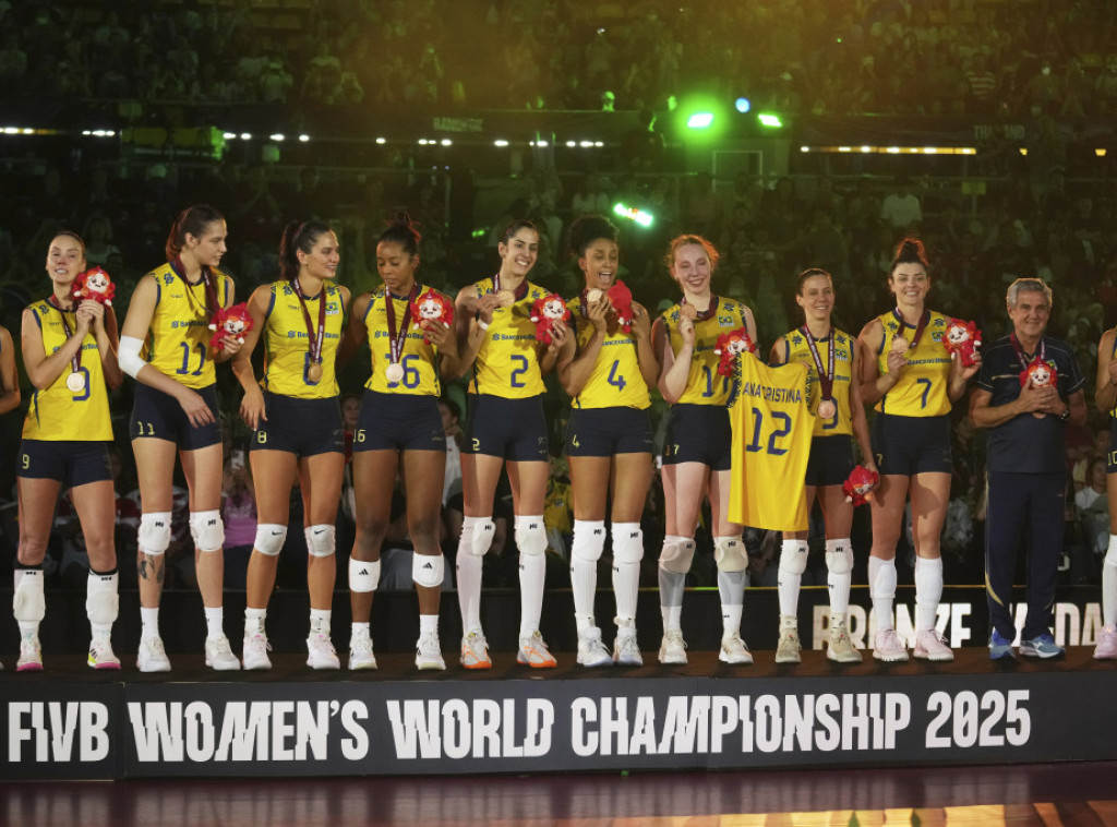 Odbojkašice Brazila osvojile bronzu na Svetskom prvenstvu
