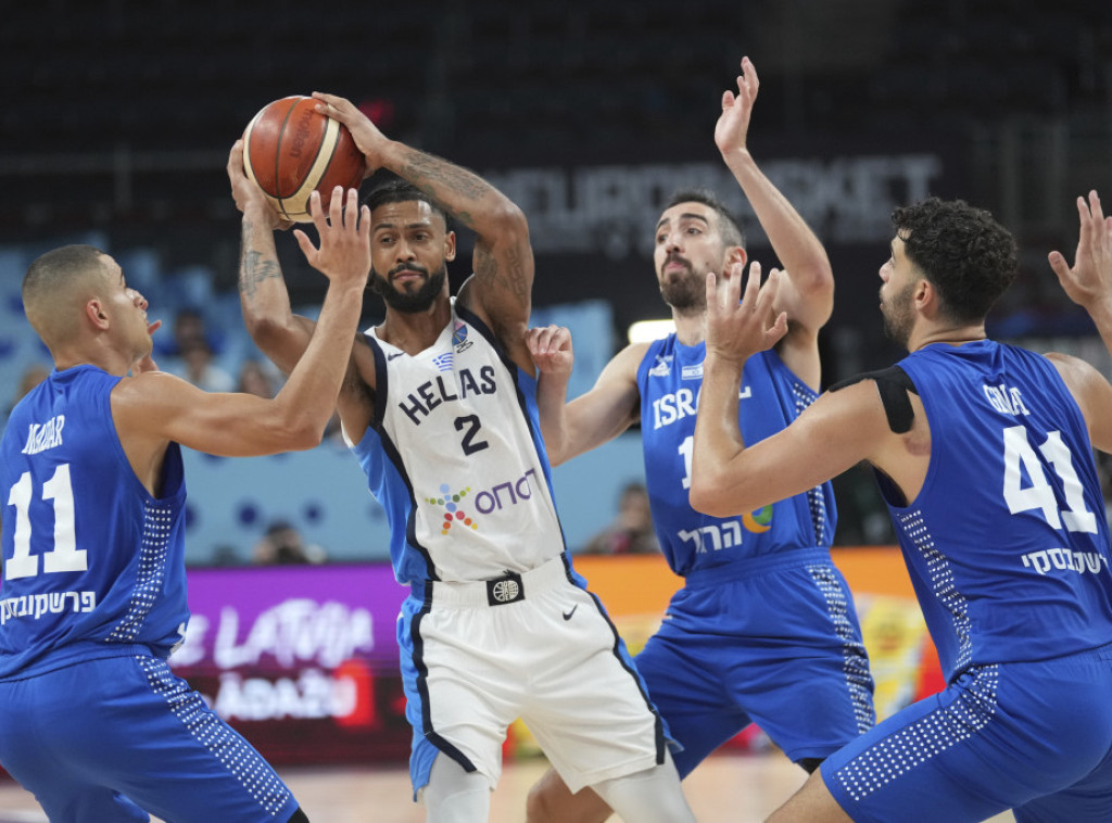 Košarkaši Grčke savladali Izrael za prolazak u četvrtfinale Evropskog prvenstva