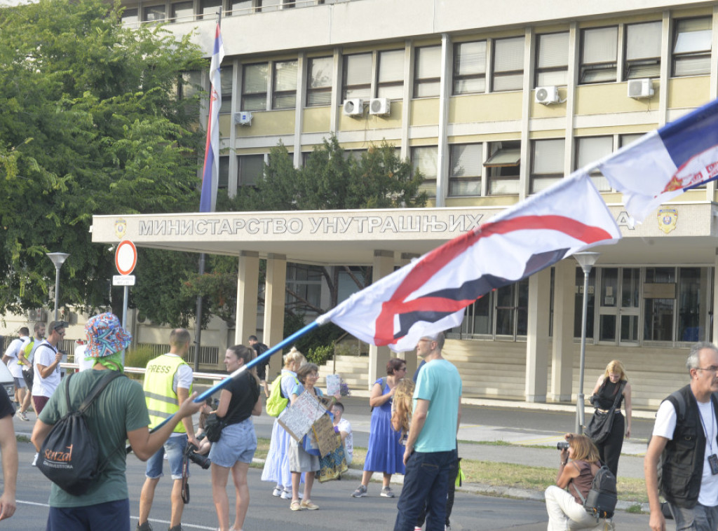 U Beogradu održana protestna šetnja studenata u blokadi