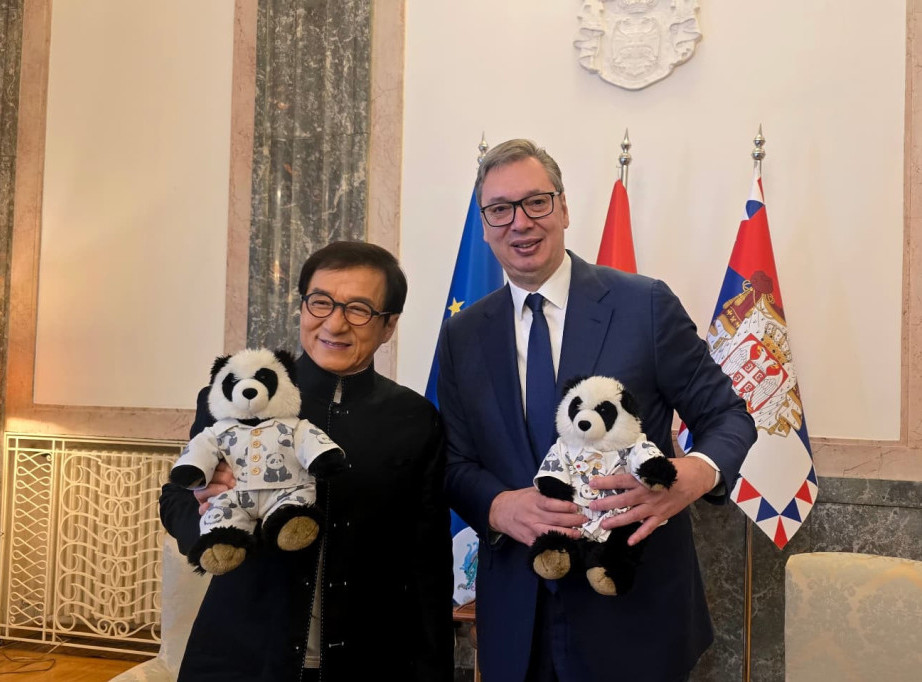 Vucic receives new EXPO 2027 brand ambassador Jackie Chan