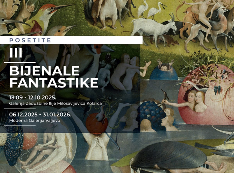 Treće Bijenale fantastike od 13. septembra do 12. oktobra u Galeriji Kolarca