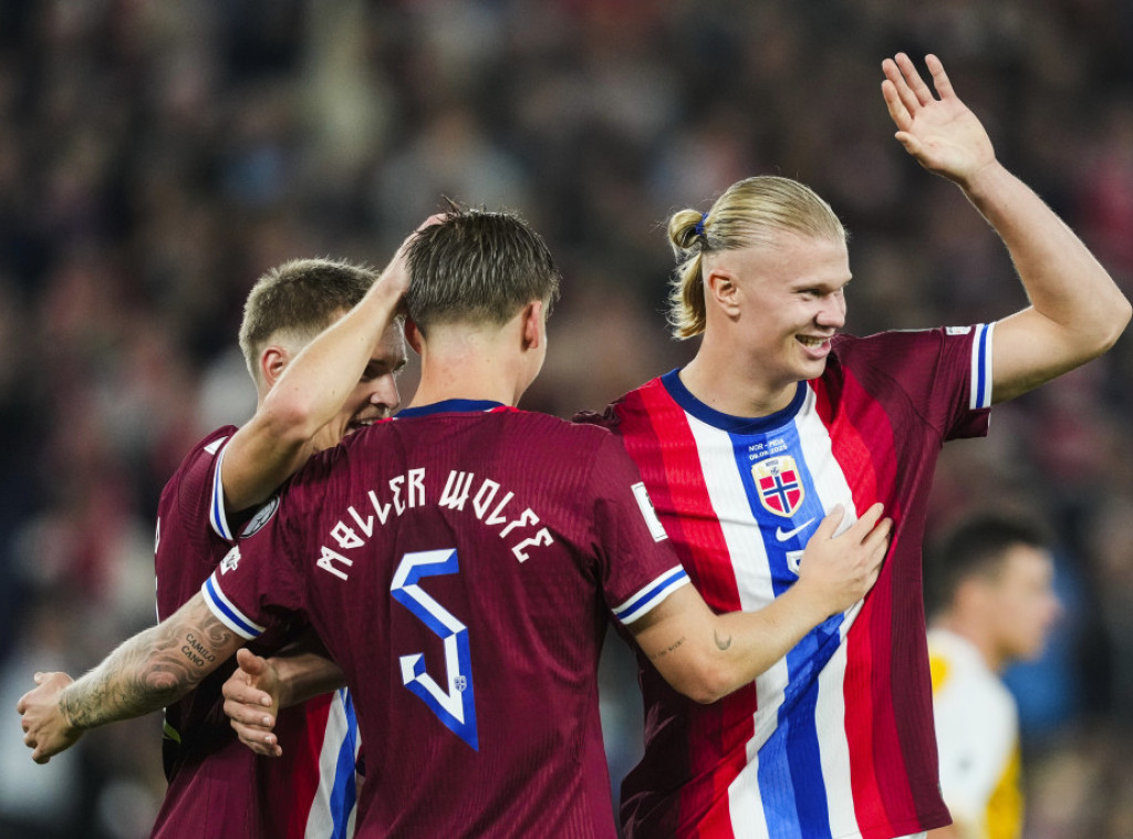 Fudbaleri Norveške pobedili Moldaviju rezultatom 11:1