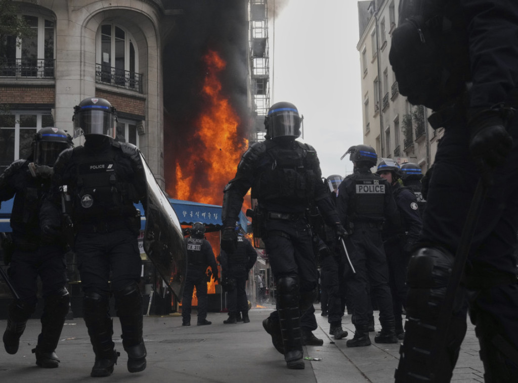 MUP Francuske: U protestima "Blokiraj sve" učestvovalo 175.000 ljudi, uhapšene 473 osobe