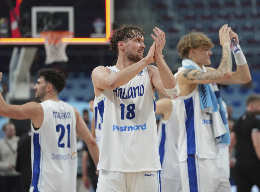 Košarkaši Finske se prvi put u istoriji plasirali u polufinale Evropskog prvenstva